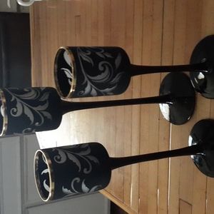 Set of 3 candle holders